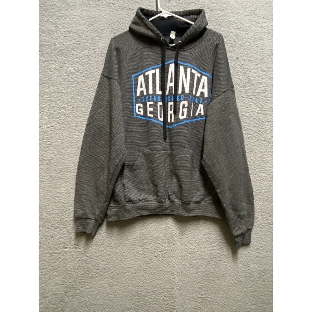 Atlanta Georgia Gray Hoodie Sweatshirt Men’s XL